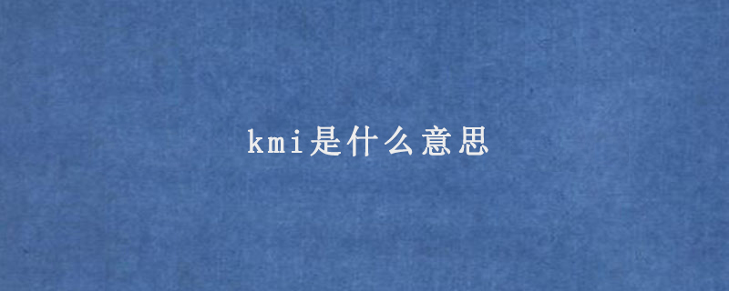 kmi是什么意思